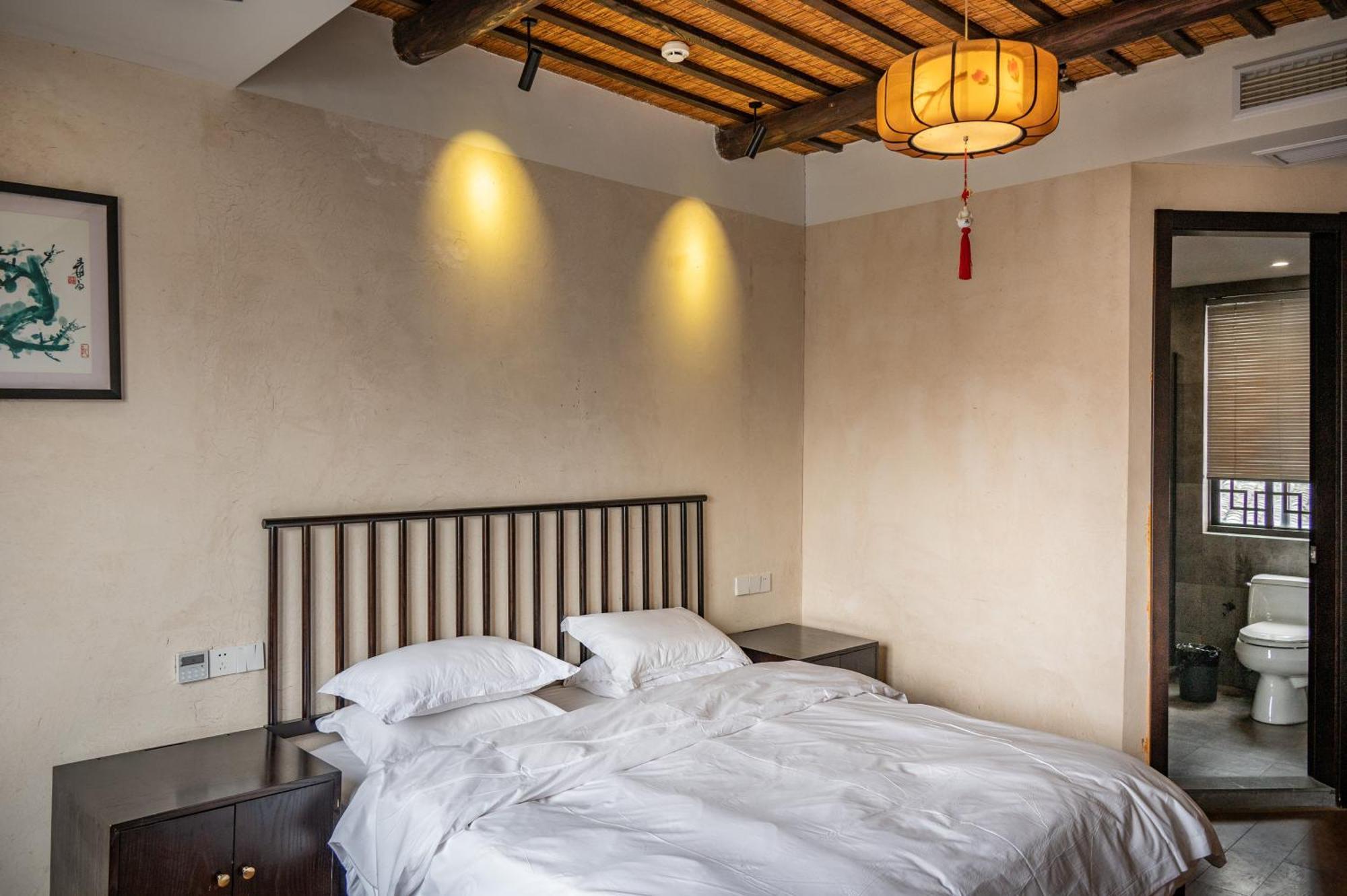 Tingjian Musu Private Soup Design Homestay - South Gate Of Wuzhen Xizha Scenic Area Tongxiang Esterno foto