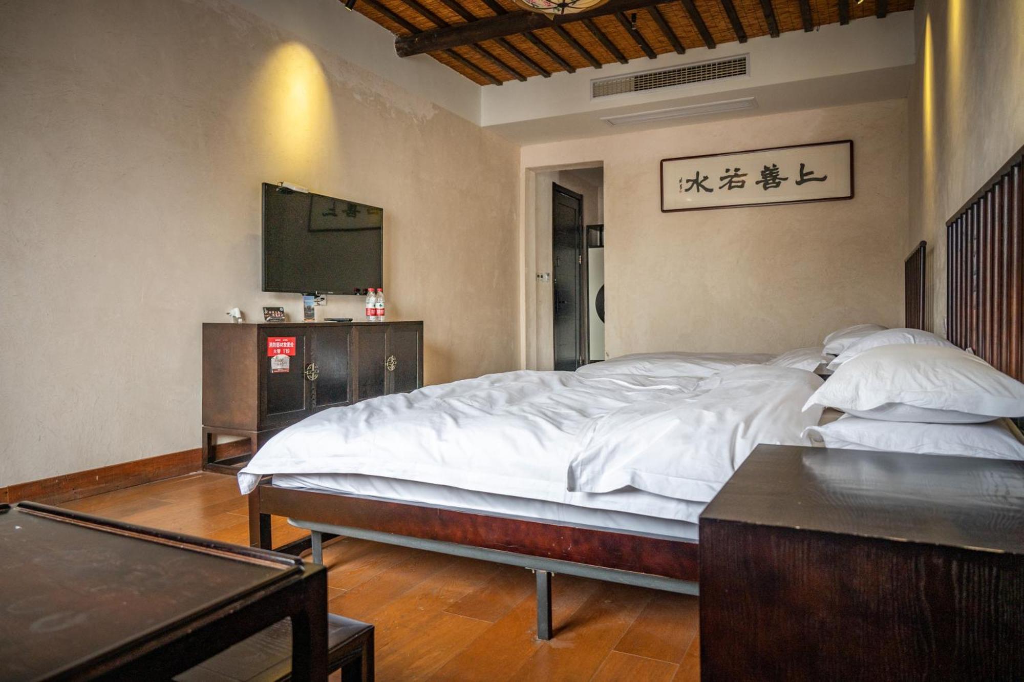 Tingjian Musu Private Soup Design Homestay - South Gate Of Wuzhen Xizha Scenic Area Tongxiang Esterno foto