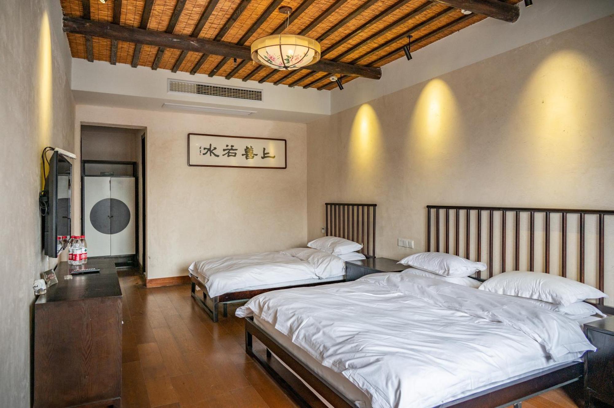 Tingjian Musu Private Soup Design Homestay - South Gate Of Wuzhen Xizha Scenic Area Tongxiang Esterno foto