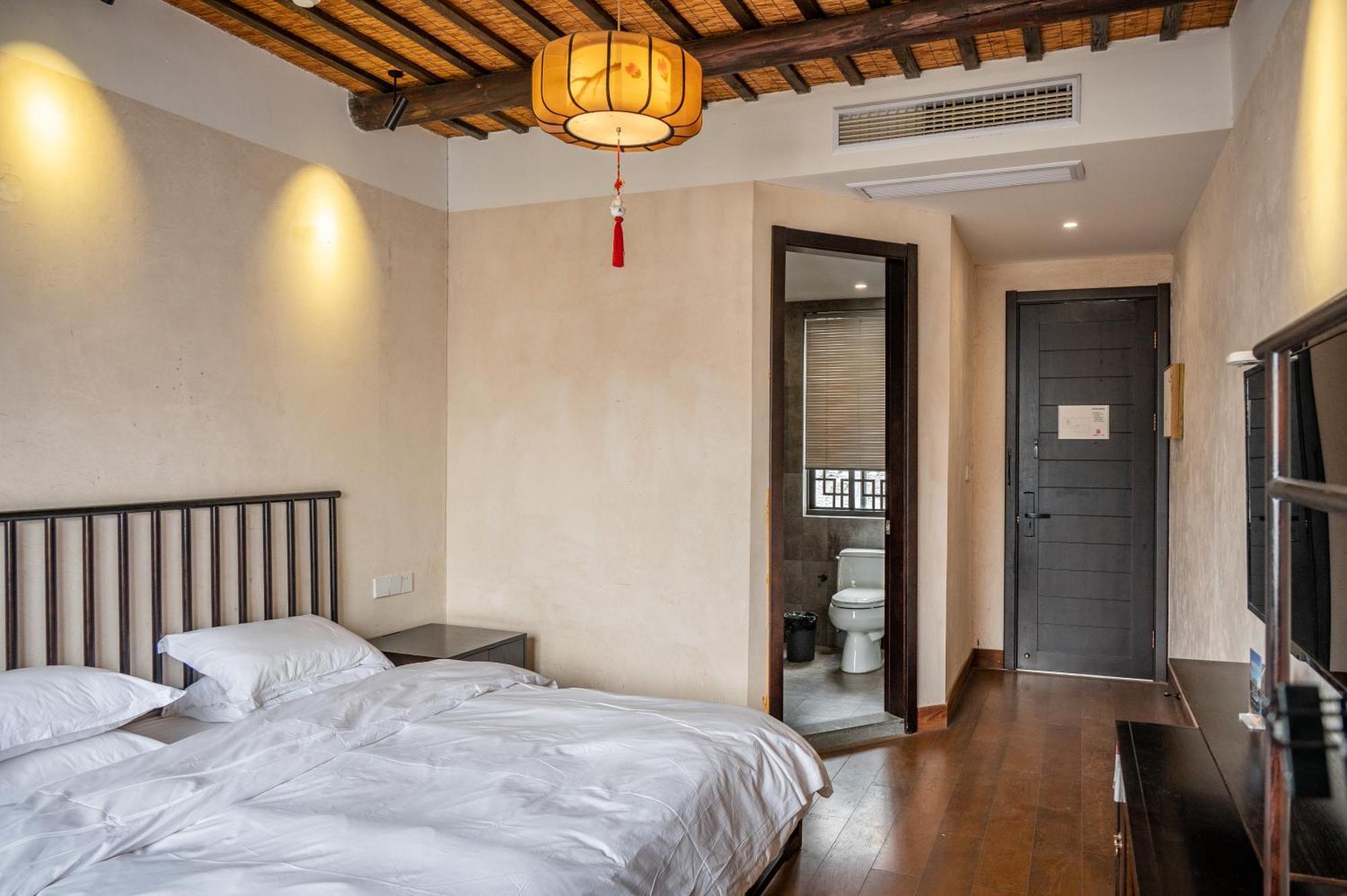 Tingjian Musu Private Soup Design Homestay - South Gate Of Wuzhen Xizha Scenic Area Tongxiang Esterno foto